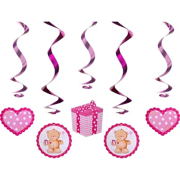 Party dekorace Fusilli Holčička