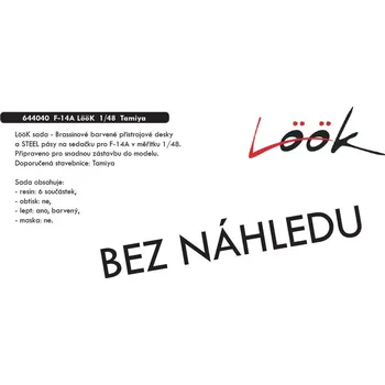 Plastikový model Eduard 1/48 F-14A LööK (TAMIYA)
