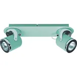 Rabalux 5034 přisazené stropní bodové svítidlo April 2x5W | GU10 | IP20 - mintová + K nákupu nad 3000 Kč dárek zdarma