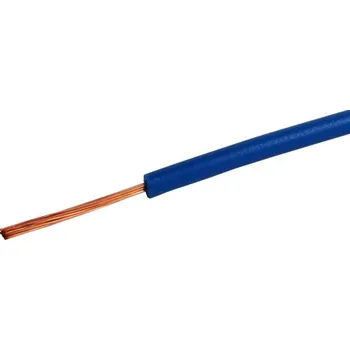 elektrický kabel H07V-K 1X1,5 DBU vodič tmavě modrý