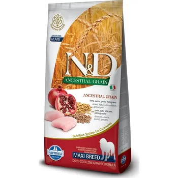 Krmivo pro psa N&D Ancestral Grain Dog Adult Medium & Maxi Chicken & Pomegranate 12 kg