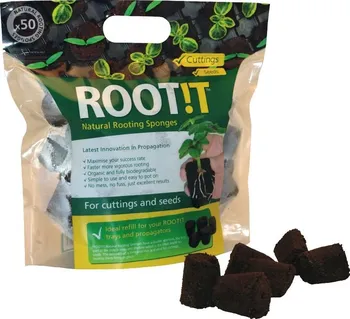 Substrát Root!t Natural Rooting Sponges 50 ks