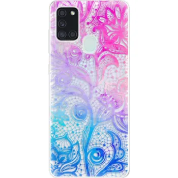 Pouzdro na mobilní telefon Odolné silikonové pouzdro iSaprio - Color Lace - Samsung Galaxy A21s
