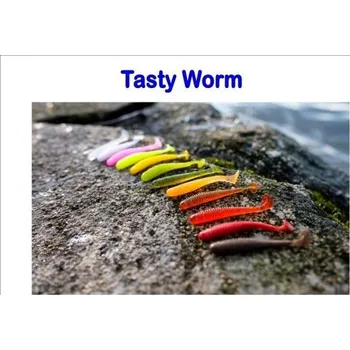 Umělá nástraha Sharpfishes Tasty Worm, 50mm, 0,8g Varianta: Motor oil