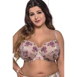 Měkká podprsenka K279 Margo - Gorsenia béžová s růžovou 70D