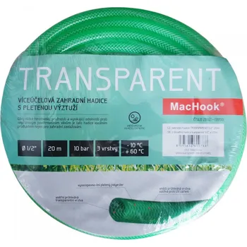 Zahradní hadice JAD TRANSPARENT Zahradní hadice, 25.4mm (1"), 50m, zelená