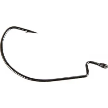 Rybářský háček Saenger Iron Claw háček Wide Offset Black Nickel velikost 2, 8 ks