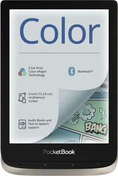 Čtečka elektronické knihy Pocketbook 633 Color Moon Silver