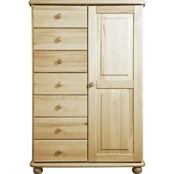 Komoda Via-nábytek Prádelník K31 Povrchová úprava: Moření odstín olše