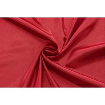 Satén elastický - Červený - 1182