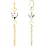 Náušnice čiré se Swarovski Elements Soul KWSG280810C Krystal