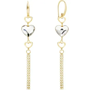 Náušnice Náušnice čiré se Swarovski Elements Soul KWSG280810C Krystal