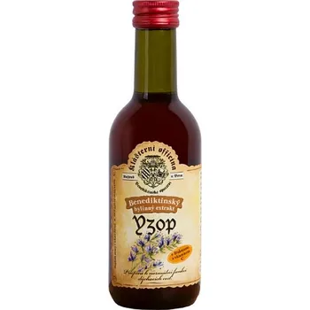 Přírodní produkt Klášterní officína Yzop bylinný sirup 250 ml