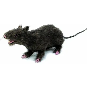 Party dekorace Halloween dekorace - Krysa figurína, 30cm