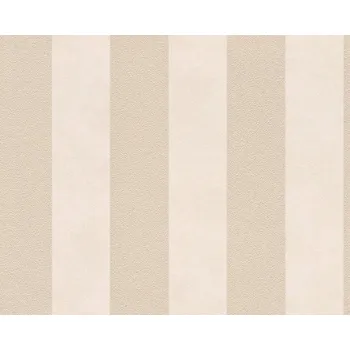 Tapeta Vliesová tapeta Pruhy, barva béžová, krémová, metalická 372713 / Tapety na zeď 37271-3 Trendwall (0,53 x 10,05 m) A.S.Création