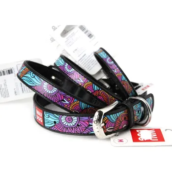 Obojek pro psa COLLAR LLC Obojek FLOWERS, Velikost: S (30–39 cm)