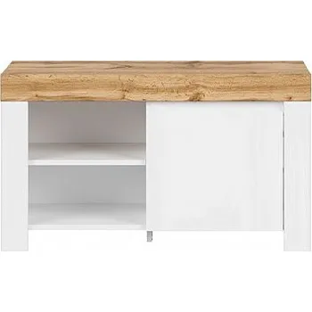 Botník HOLTEN botník REG1D/50, bílá/dub woltan/bílý lesk