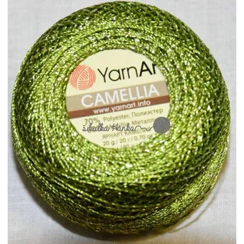 Příze YarnArt Příze lurexová Camellia 420 zelená