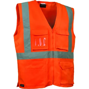 reflexní vesta Reflexní pracovní vesta COFRA SEKI Barva: Reflexní oranžová, Velikost: M