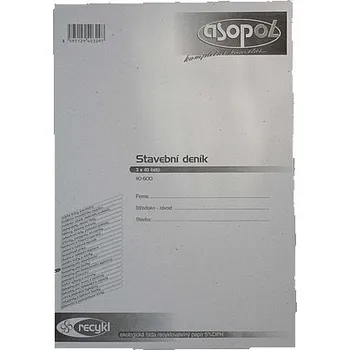 Tiskopis ASOPOL Stavební deník velký číslovaný