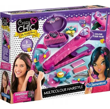 Make-up Clementoni Crazy Chic Vlasový make-up Multicolour Hairstyle
