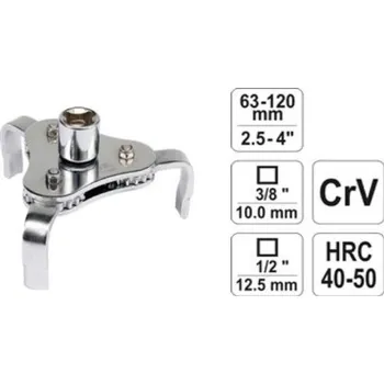Klíč klíč na filtry -tří ramenný 63-120mm