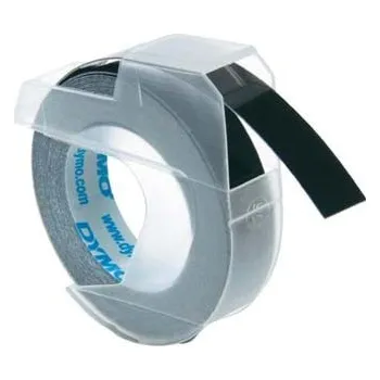 Pásek do tiskárny Dymo S0898130 520109, 9mm x 3m, černý podklad, originální páska