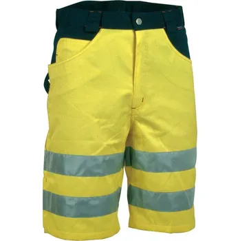 pracovní kraťasy Reflexní pracovní kraťasy COFRA VISIBLE Barva: Reflexní žlutá, Velikost: 60