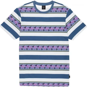 Pánské tričko huf Pánské triko monarch stripe knit pale aqua