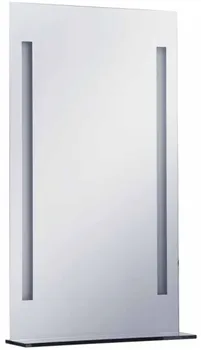 Zrcadlo VidaXL Koupelnové nástěnné zrcadlo s LED světlem a policí 60 x 100 cm