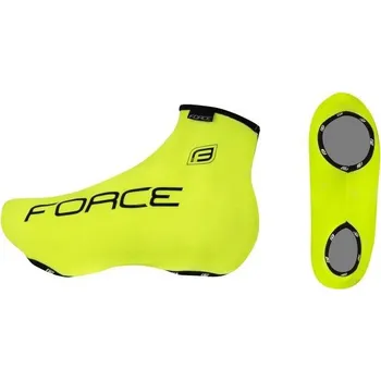Cyklistické návleky Force návleky treter LYCRA (fluo)