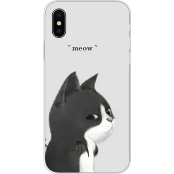 Pouzdro na mobilní telefon Ochranný kryt pro iPhone XS Max - arogantní kočka
