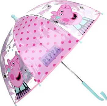 Deštník Vadobag Deštník Prasátko Pepa růžový