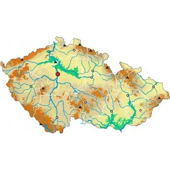 Samolepící dekorace Samolepky na podlahy - Mapa ČR 1143