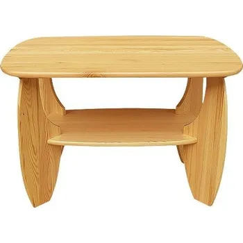 Konferenční stolek Obdélníkový konferenční stolek Klasik KL-492 z borovicového masivu