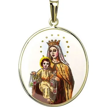 Přívěsek Aljančič Panna Maria Karmelská medailka 346H zlato