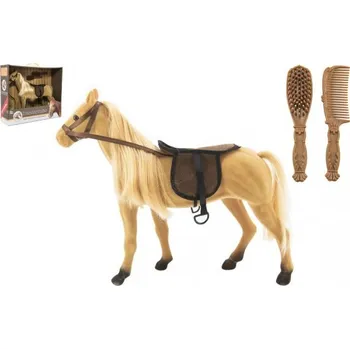 Teddies Kůň s doplňky 38 cm Figurka Teddies Kůň s doplňky 38 cm