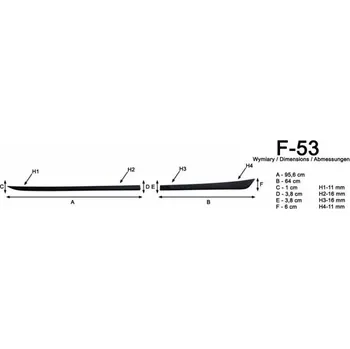 Lišta karosérie Lišty dveří Suzuki Swift 2017