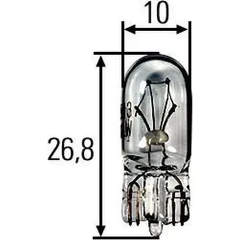 Autožárovka Žárovka 24 V 5 W celosklo