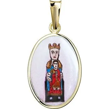 Přívěsek Aljančič Panna Marie Meritxellská madonka 410H zlato