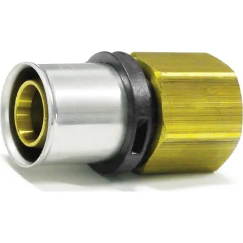 Vodovodní potrubí PipeTec Deutschland Mosazná lisovací přechodka 16x2 / 1/2" IG TH