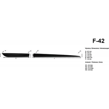 Lišta karosérie Lišty dveří Kia Ceed 2012 hatchback