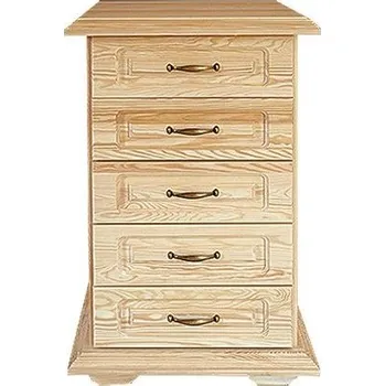 Komoda Stylová zásuvková komoda Venezia vysoká VZ-022, masiv borovice