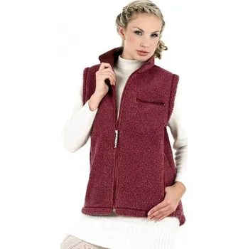 Dámská vesta z ovčí vlny Sport XS-L vínová, Barevné varianty Vínová, Velikosti XS 200-100-00060