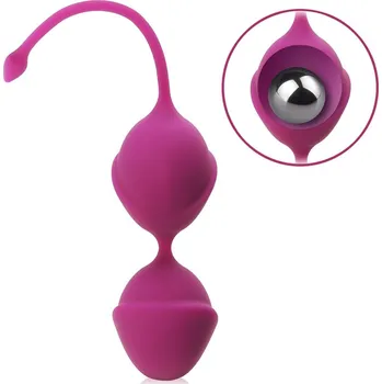 DVĚ VELKÉ VENUŠINY KULIČKY Z LÉKAŘSKÉHO SILIKONU - 74175569