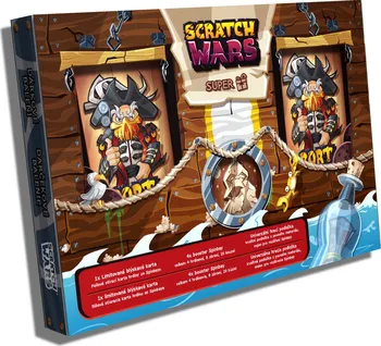 Desková hra Alltoys Scratch Wars Spinbay dárkové balení
