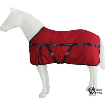 Deka pro koně Deka výběhová Equiline -QUEBEC 200G- - Červená - 155cm