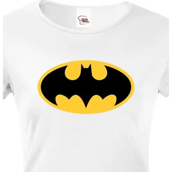 Dámské tričko Dámské tričko Batman, Barva Bílá, Velikost 2XL, Canvas Dámské tričko s krátkým rukávem Bezvatriko.cz 1