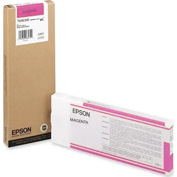 Epson T606300 purpurová (vivid magenta) originální cartridge