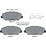 Sada brzdových destiček, vždy 4 kusy v sadě TEXTAR 2280401